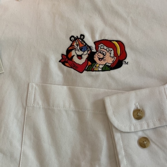 Munsingwear Tony the Tiger Keebler elf long sleeve shirt size L - Picture 2 of 9